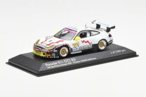 Porsche 911 996 GT3 RS Siemens #50 M. Ortelli / M. Lieb / R. Dumas 24 Hours of Spa 2003 Winners Minichamps 1:43 400036950 Kov – obrázok 2 z 4