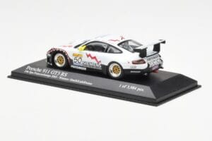 Porsche 911 996 GT3 RS Siemens #50 M. Ortelli / M. Lieb / R. Dumas 24 Hours of Spa 2003 Winners Minichamps 1:43 400036950 Kov – obrázok 3 z 4