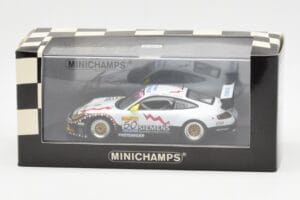 Porsche 911 996 GT3 RS Siemens #50 M. Ortelli / M. Lieb / R. Dumas 24 Hours of Spa 2003 Winners Minichamps 1:43 400036950 Kov – obrázok 4 z 4