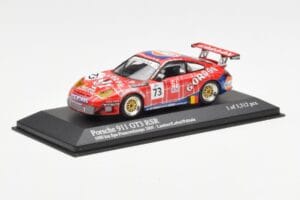 Porsche 911 996 GT3 RSR Gulf #73 Lambert / Lefort / Palttala 1000km Spa 2005 Minichamps 1:43 400056473 Kov – obrázok 2 z 4