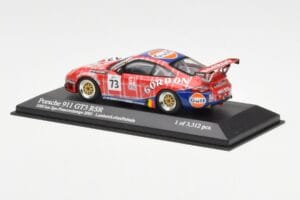Porsche 911 996 GT3 RSR Gulf #73 Lambert / Lefort / Palttala 1000km Spa 2005 Minichamps 1:43 400056473 Kov – obrázok 3 z 4