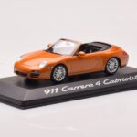 Porsche 911 997 Carrera 4 Kabriolet Oranžový Metalický Minichamps 1:43 - image 2 of 4