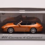 Porsche 911 997 Carrera 4 Kabriolet Oranžový Metalický Minichamps 1:43 - image 4 of 4