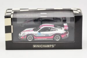 Porsche 911 997 GT3 Cup #56 M. Snow IMSA GT3 Challenge 2008 Minichamps 1:43 400086456 Kov – obrázok 4 z 4