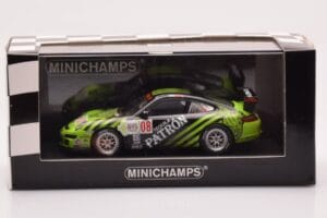 Porsche 911 997 GT3 Cup #8 E. Brown IMSA GT3 Challenge 2009 Minichamps 1:43 400096708 Kov – obrázok 4 z 4