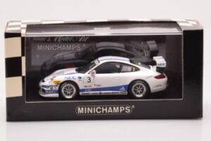 Porsche 911 997 GT3 Cup Porsche Carrera Cup #3 R. Westbrook 2007 Minichamps 1:43 400076483 Kov – obrázok 4 z 4