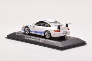 Porsche 911 997 GT3 Cup #3 Team Araxa Racing R. Westbrook Porsche Carrera Cup 2007 Minichamps 1:43 WAP02012318VKK Kov – obrázok 3 z 4