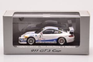 Porsche 911 997 GT3 Cup #3 Team Araxa Racing R. Westbrook Porsche Carrera Cup 2007 Minichamps 1:43 WAP02012318VKK Kov – obrázok 4 z 4