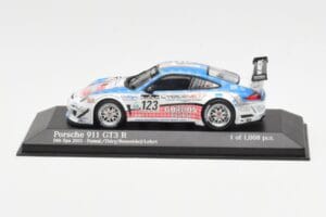 Porsche 911 997 GT3 R Cybernet #123 Fumal / Thiry / Rosenlad / Lefort 24 Hours of Spa 2011 Minichamps 1:43 400118923