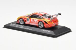 Porsche 911 997 GT3 R ITAS #18 De Lorenzi / Bonetti / Caccia / Bontempelli 24 Hours of Spa 2011 Minichamps 1:43 400118918 Kov – obrázok 3 z 4