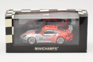 Porsche 911 997 GT3 RSR Flying Lizard #80 S. Neiman / P. Long / J. Van Overbeek 24 Hours of Le Mans 2006 Minichamps 1:43 4000 – obrázok 4 z 4
