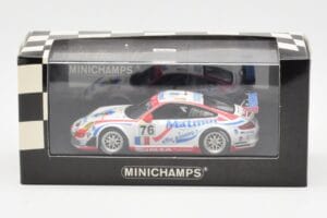 Porsche 911 997 GT3 RSR Matmut #76 P. Narac / R. Lietz / P. Long 24 Hours of Le Mans 2007 Minichamps 1:43 400076776 Kov – obrázok 4 z 4