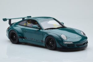 Porsche 911 997 RWB Syunkashuto Zelený GT Spirit 1:18 GT896 Živica – obrázok 4 z 6