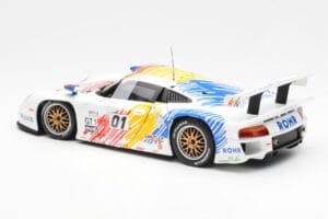 Porsche 911 GT1 #1 A. McNish / R. Sullivan / U. Alzen Rohr Motorsport Daytona 24 Hours 1998 UT Models 1:18 39611 Kov – obrázok 5 z 6