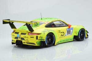 Porsche 911 GT3 R Manthey Racing #911 F. Scherer / K. Estre / R. Dumas / L. Vanthoor / E. Bamber 24 Hours of Nurburgring 2018 – obrázok 2 z 6