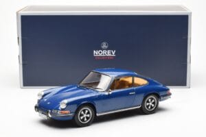 Porsche 911 S 901 Modrý Norev 1:18 187647 Kov – obrázok 6 z 6