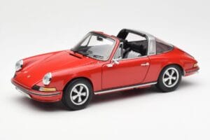 Porsche 911 Targa S Červený Schuco 1:18 450036200 Kov – obrázok 3 z 9