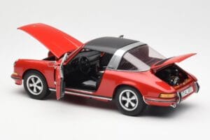 Porsche 911 Targa S Červený Schuco 1:18 450036200 Kov – obrázok 6 z 9