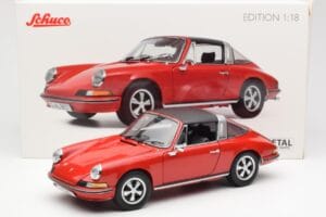 Porsche 911 Targa S Červený Schuco 1:18 450036200 Kov – obrázok 9 z 9