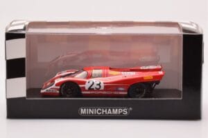 Porsche 917 #23 H. Herrmann / R. Attwood 24 Hours of Le Mans Winner 1970 Minichamps 1:43 WAP0200190B Kov – obrázok 4 z 4