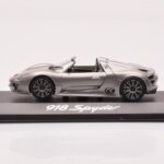 Porsche 918 Spyder Šedá Metalíza Minichamps 1:43
