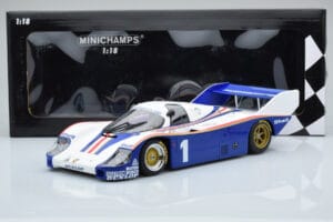 Porsche 956K Porsche System Racing #1 J. Ickx / D. Bell Class Winners Silverstone 6 Hours 1982 Minichamps 1:18 155826601 Kov – obrázok 5 z 5