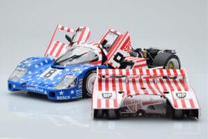 Porsche 956L Spirit of America #8 G. Follmer / J. Morton / K. Miller 24 Hours of Le Mans 1986 Minichamps 1:18 180866508 Kov – obrázok 2 z 8