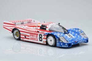Porsche 956L Spirit of America #8 G. Follmer / J. Morton / K. Miller 24 Hours of Le Mans 1986 Minichamps 1:18 180866508 Kov – obrázok 6 z 8