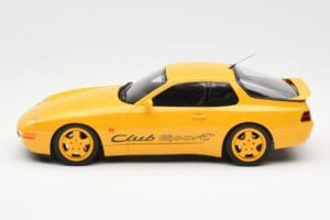 Porsche 968 Clubsport Žltý GT Spirit 1:18 GT129 Živica – obrázok 3 z 6