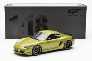 Porsche Cayman R 987 Peridot Metallic GT Spirit 1:18 GT425 Živica – obrázok 6 z 6
