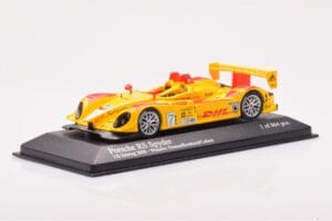 Porsche RS Spyder LMP2 #7 R. Dumas / T. Bernhard / E. Collard Sebring 12 Hours Winners 2008 Minichamps 1:43 400086807 Kov – obrázok 2 z 4