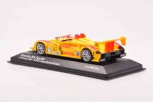Porsche RS Spyder LMP2 #7 R. Dumas / T. Bernhard / E. Collard Sebring 12 Hours Winners 2008 Minichamps 1:43 400086807 Kov – obrázok 3 z 4