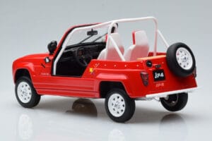 Renault 4L JP4 Červený Otto 1:18 OT998 Živica – obrázok 5 z 6