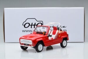 Renault 4L JP4 Červený Otto 1:18 OT998 Živica – obrázok 6 z 6