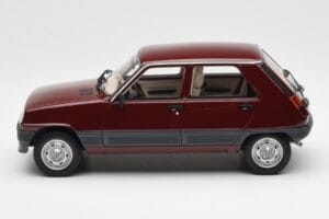Renault 5 GTL Bordeaux Červený Otto 1:18 OT1059 Živica – obrázok 3 z 6