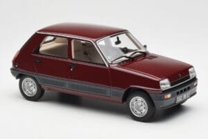 Renault 5 GTL Bordeaux Červený Otto 1:18 OT1059 Živica – obrázok 4 z 6