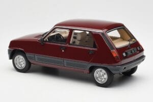 Renault 5 GTL Bordeaux Červený Otto 1:18 OT1059 Živica – obrázok 5 z 6