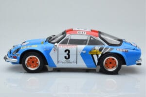 Alpine A110 #3 B. Darniche / A. Mahe Tour de Corse 1973 IXO 1:18 18RMC062B Kov – obrázok 3 z 6