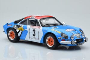 Alpine A110 #3 B. Darniche / A. Mahe Tour de Corse 1973 IXO 1:18 18RMC062B Kov – obrázok 4 z 6