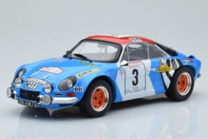 Alpine A110 #3 B. Darniche / A. Mahe Tour de Corse 1973 IXO 1:18 18RMC062B