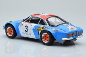 Alpine A110 #3 B. Darniche / A. Mahe Tour de Corse 1973 IXO 1:18 18RMC062B Kov – obrázok 5 z 6