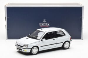 Renault Clio 16S Biely Norev 1:18 185251 Kov – obrázok 8 z 8