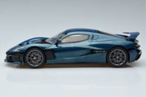 Rimac Nevera Modrý GT Spirit 1:18 GT405 Živica – obrázok 3 z 6