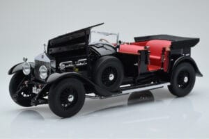 Rolls-Royce Phantom I Kabriolet Čierny Kyosho 1:18 08931BK Kov – obrázok 2 z 8