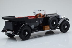 Rolls-Royce Phantom I Kabriolet Čierny Kyosho 1:18 08931BK Kov – obrázok 3 z 8