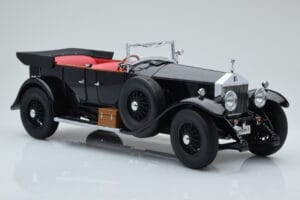 Rolls-Royce Phantom I Kabriolet Čierny Kyosho 1:18 08931BK Kov – obrázok 6 z 8