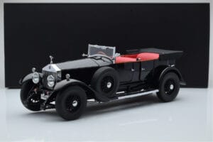 Rolls-Royce Phantom I Kabriolet Čierny Kyosho 1:18 08931BK Kov – obrázok 8 z 8
