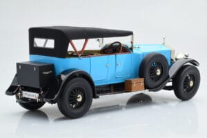 Rolls-Royce Phantom I Kabriolet Modrý Kyosho 1:18 08931LB Kov – obrázok 3 z 9