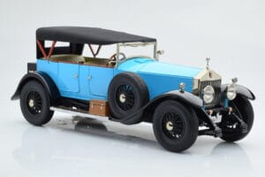 Rolls-Royce Phantom I Kabriolet Modrý Kyosho 1:18 08931LB Kov – obrázok 5 z 9