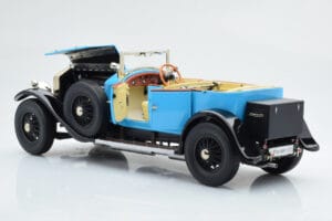 Rolls-Royce Phantom I Kabriolet Modrý Kyosho 1:18 08931LB Kov – obrázok 6 z 9